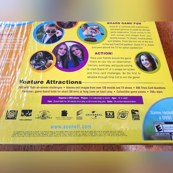 Scene it? Jr. The DVD Board Game Brand New - Picture 3 of 6